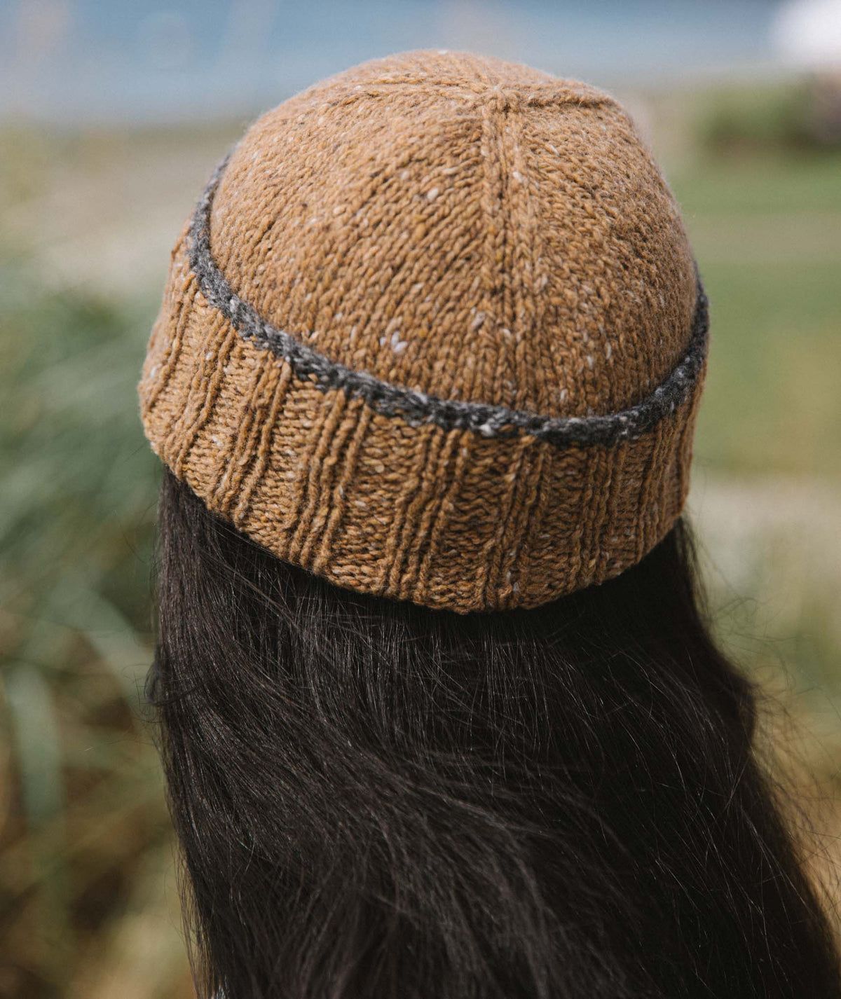 Boyfriend Watch Cap: Color-Tipped Version Using String Turin