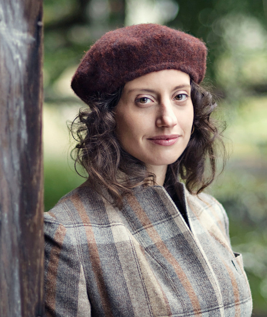 Felted Shetland Beret Using Jamieson's Shetland Spindrift