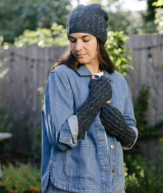 Boyfriend Watch Cap Using Kelbourne Woolens Lucky Tweed