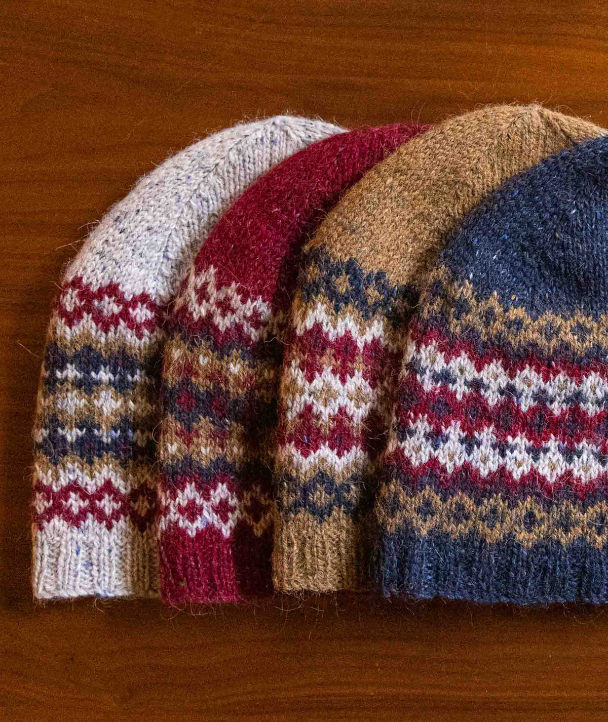 Colorwork Cap Using Rowan Felted Tweed