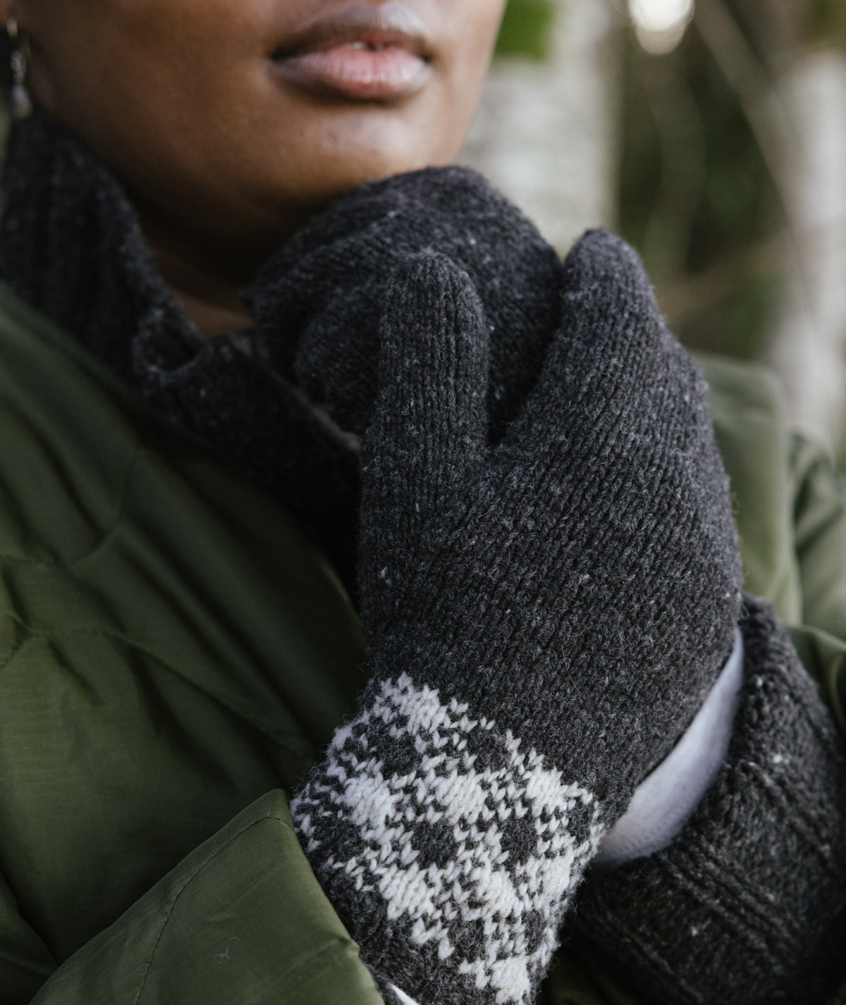 Colorwork Cuffs & Mittens Using Brooklyn Tweed Loft