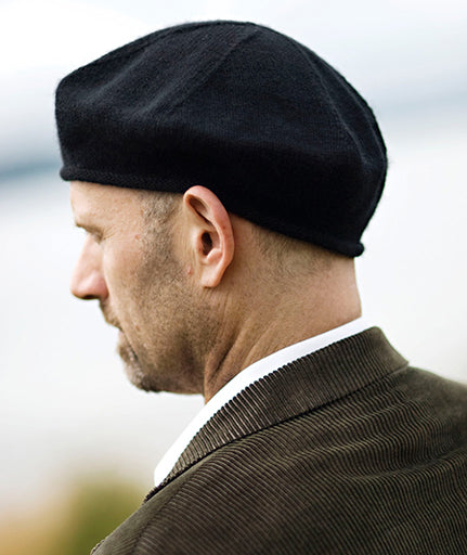 Cashmere Beret Using Handmaiden 4-Ply Cashmere