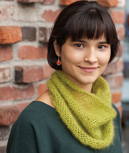 Crocheted Moebius [Small] Cowl Using Rowan Kidsilk Haze