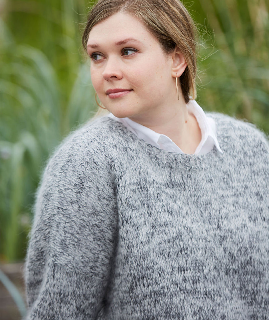 Easy Relaxed Pullover Using Rowan Kidsilk Haze & Rowan Fine Lace