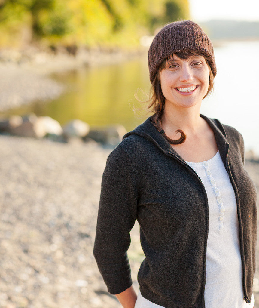 Boyfriend Watch Cap Using Felted Tweed Aran