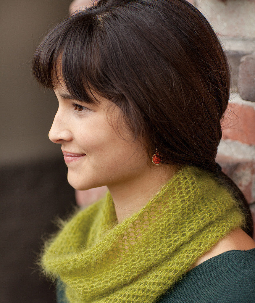 Crocheted Moebius [Small] Cowl Using Rowan Kidsilk Haze