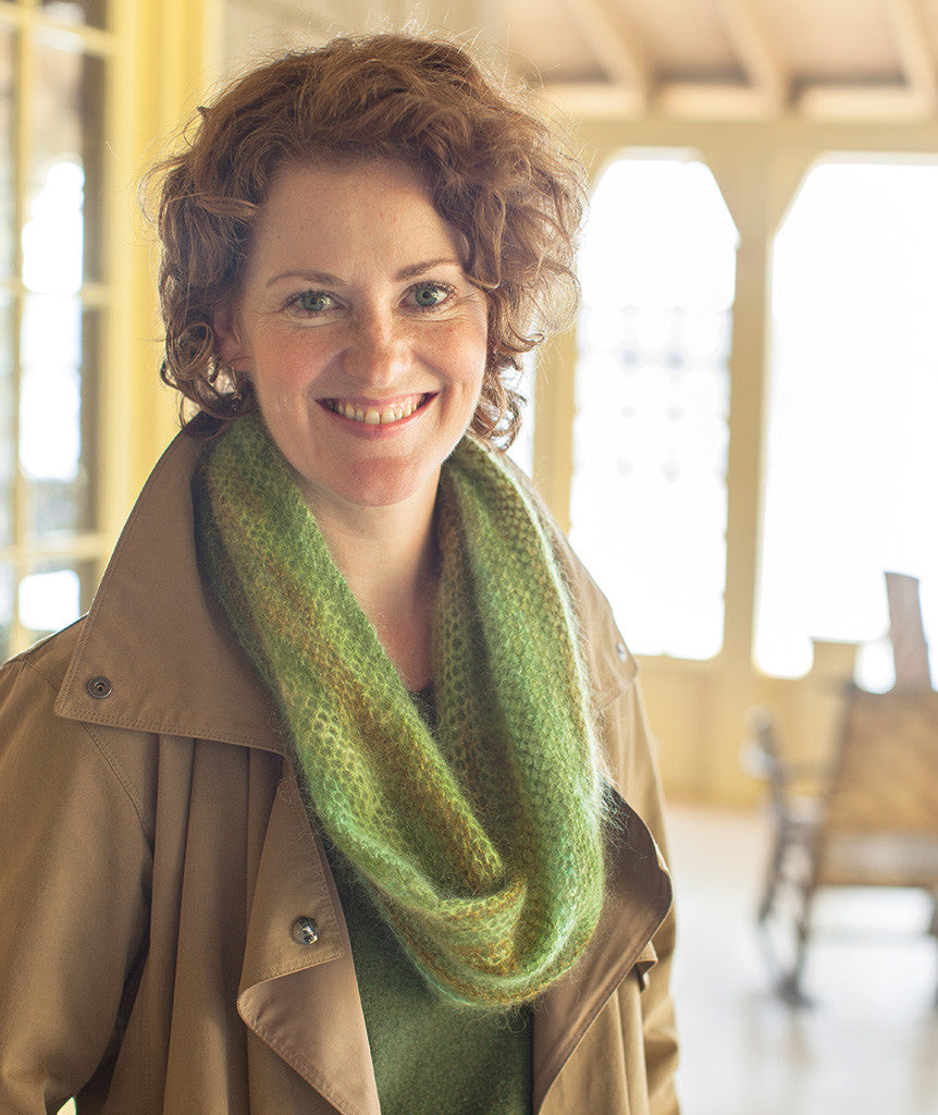 Crocheted Moebius [Small] Cowl Using Rowan Kidsilk Haze