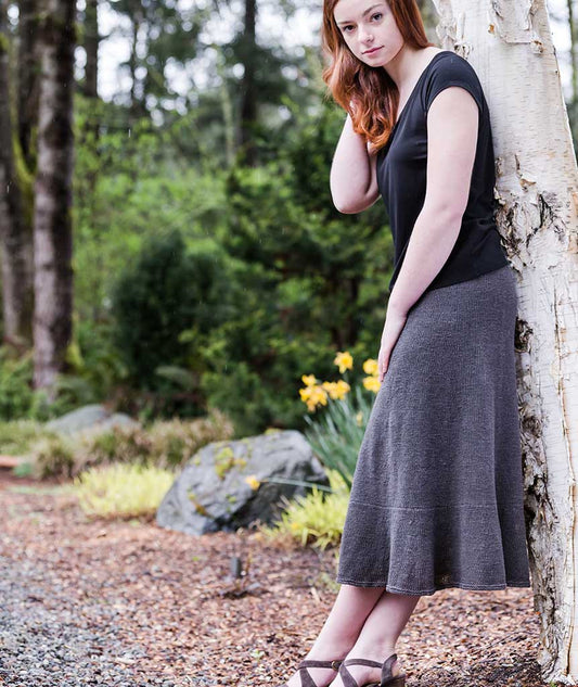 Swingy Linen Skirt Using Louet Euroflax